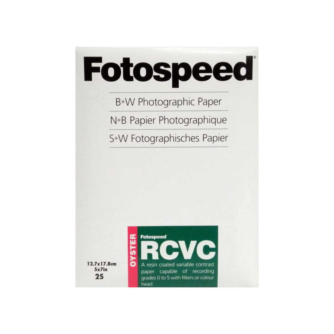 Fotospeed PRO RCVC 5 x 7 INS CY 25 Fotospeed PRO RCVC 5 x 7 INS CY 25